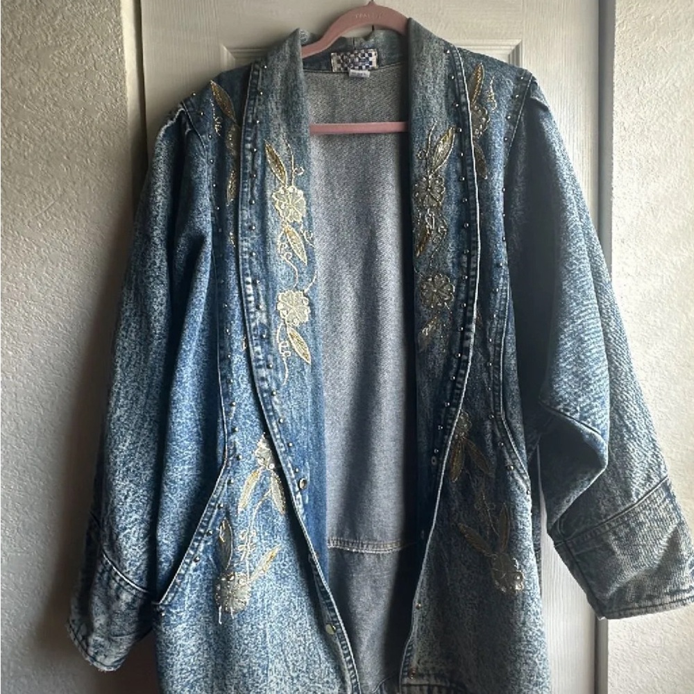 COPY - Vintage Denim Trench Coat